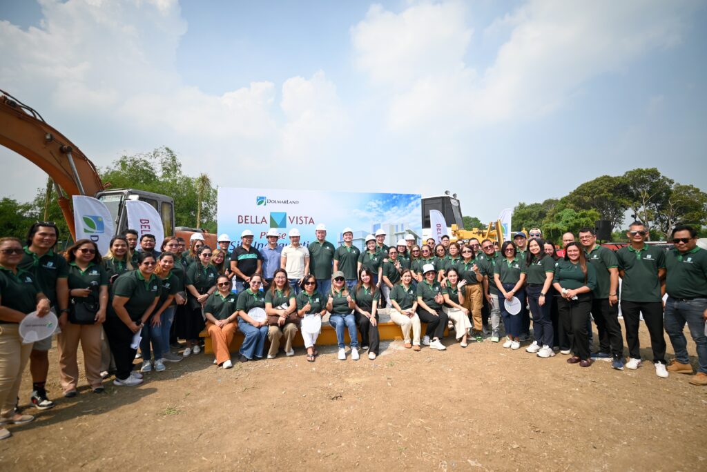 The Dolmar Land team, partners, sellers, and LGU representatives gather to mark the official Site Inauguration of Bella Vista Phase 2.